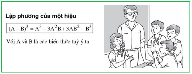 Hằng đẳng thức thứ 5: Lập phương của một hiệu